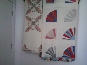 Olivia Newport hanging quilts