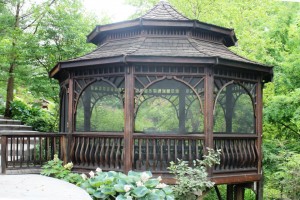 Olivia Newport garden Pagoda